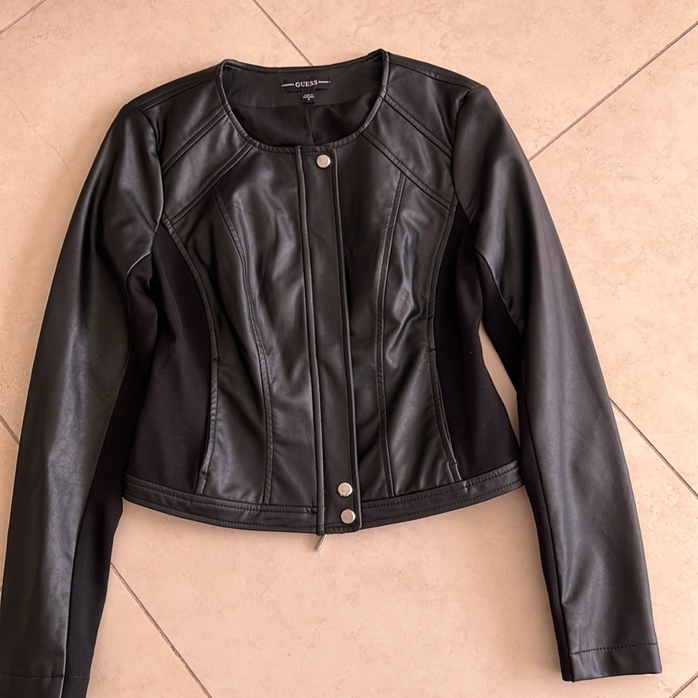 New Guess Faux leather jacket